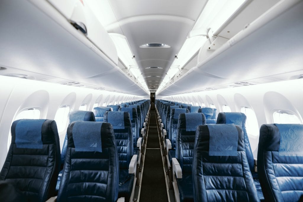 Flame retardant polycarbonate for airplane
