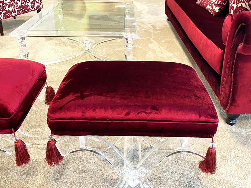 mesa de plexiglás